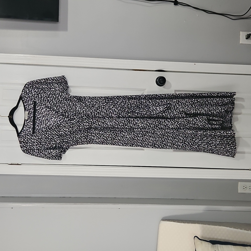 BEAUTIFUL THE RACONTEUR BLACK AND WHITE FLORAL MAXI DRESS LP